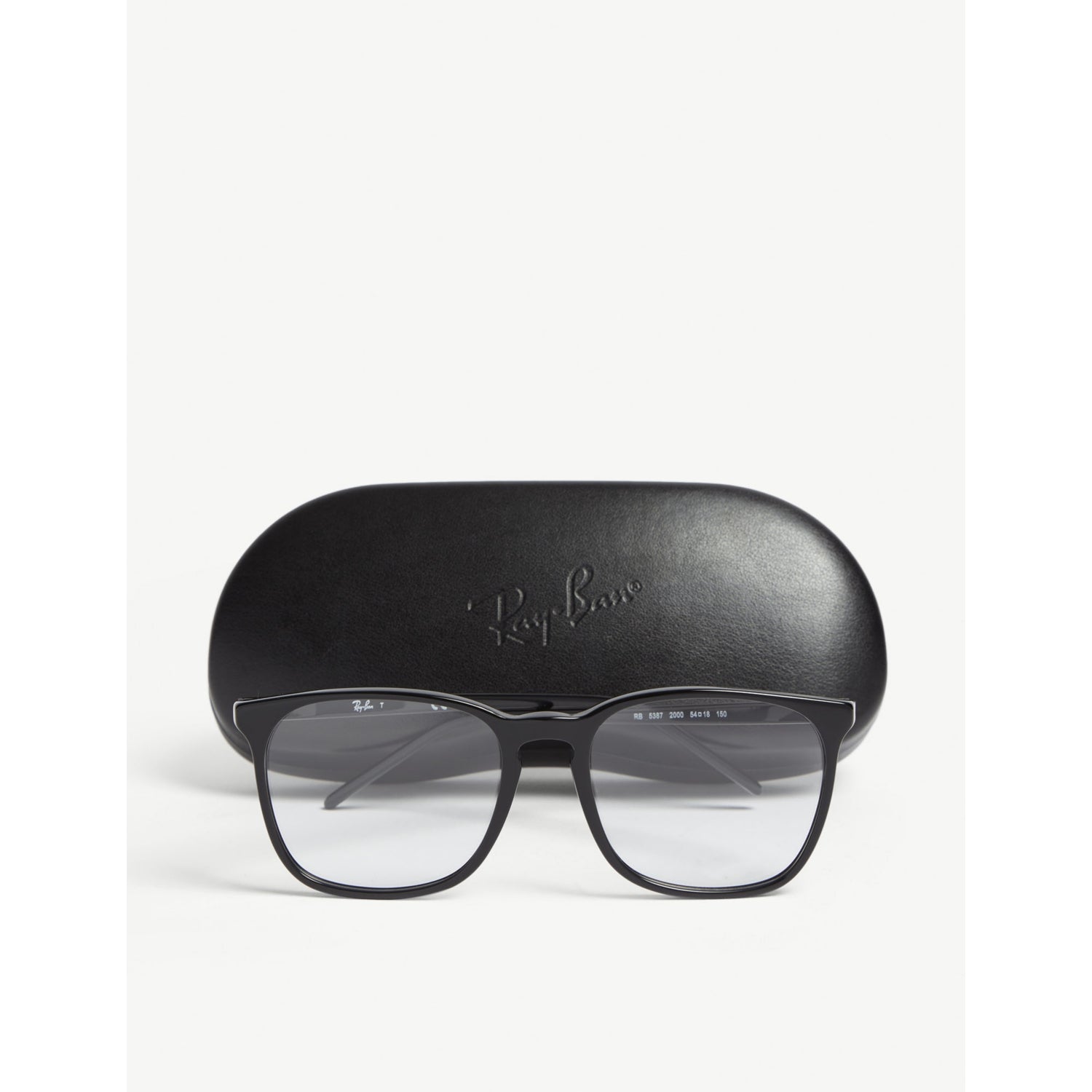 Ray-Ban Rx5387 square-frame optical glasses, imported from the UK
