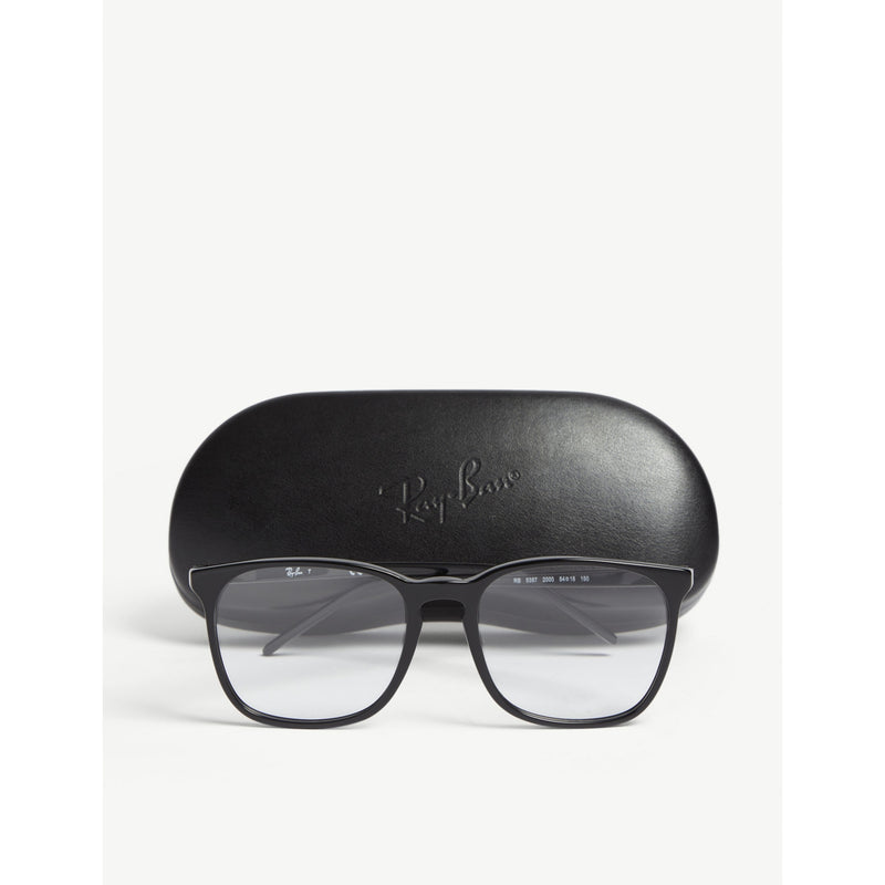 Ray-Ban Rx5387 square-frame optical glasses, imported from the UK