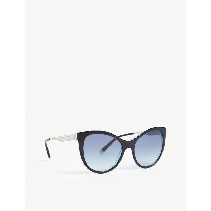 Tiffany & Co cat-eye sunglasses with gradient lenses, imported from the UK
