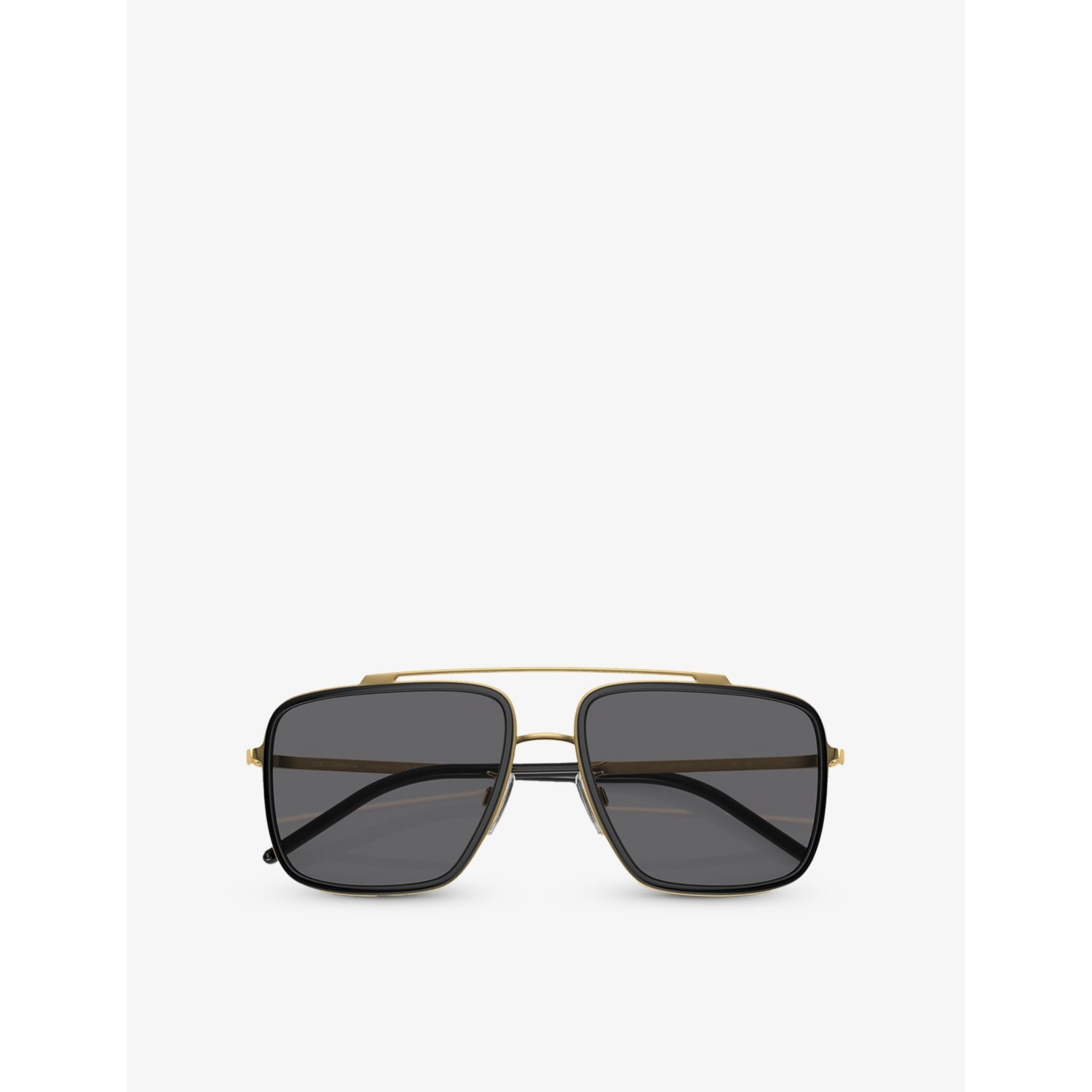 Dolce & Gabbana DG2220 square-frame metal sunglasses (British brand)