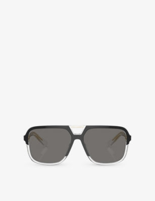 Dolce & Gabbana sunglasses DG4354 square-frame acetate, UK version
