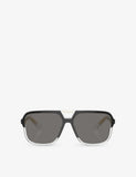 Dolce & Gabbana sunglasses DG4354 square-frame acetate, UK version
