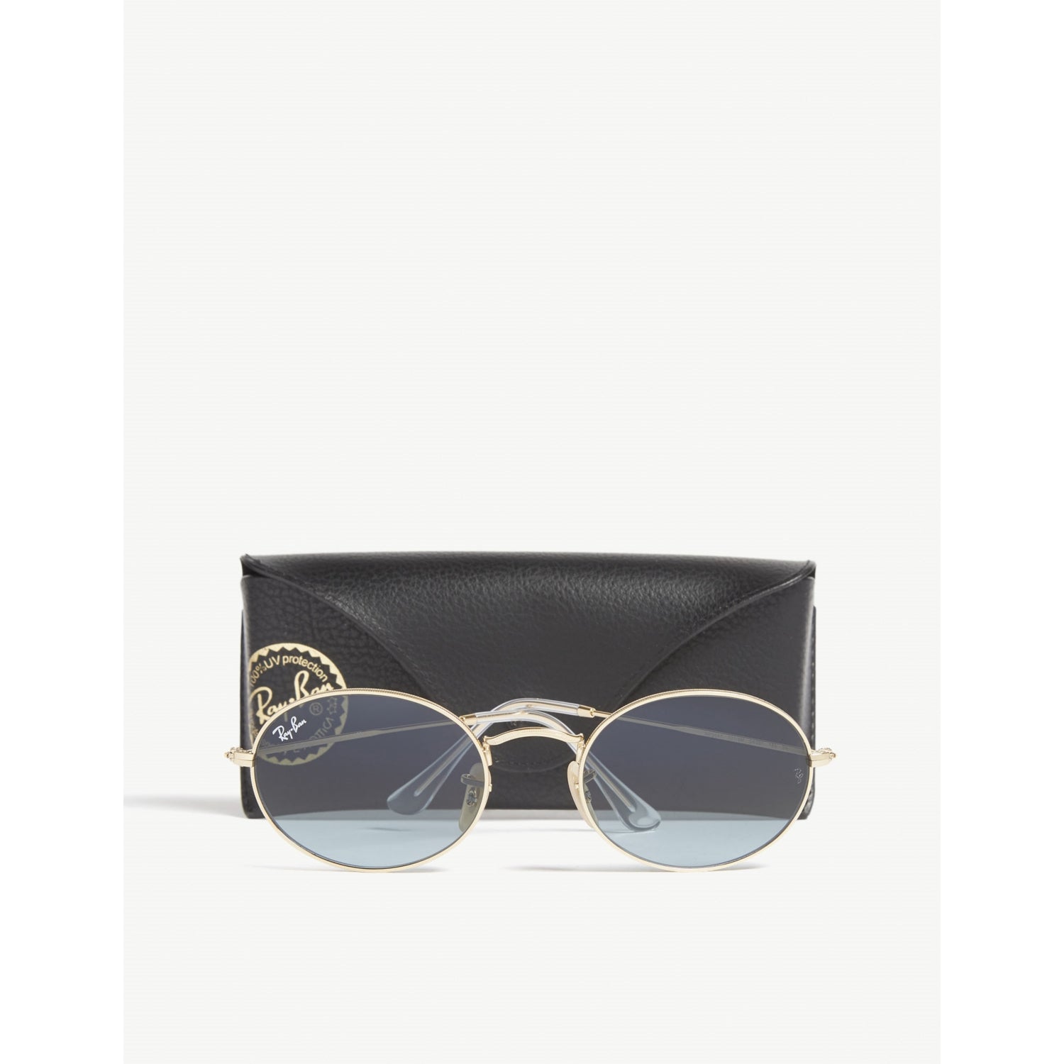 Ray-Ban RB3547 metal oval-frame sunglasses - British product