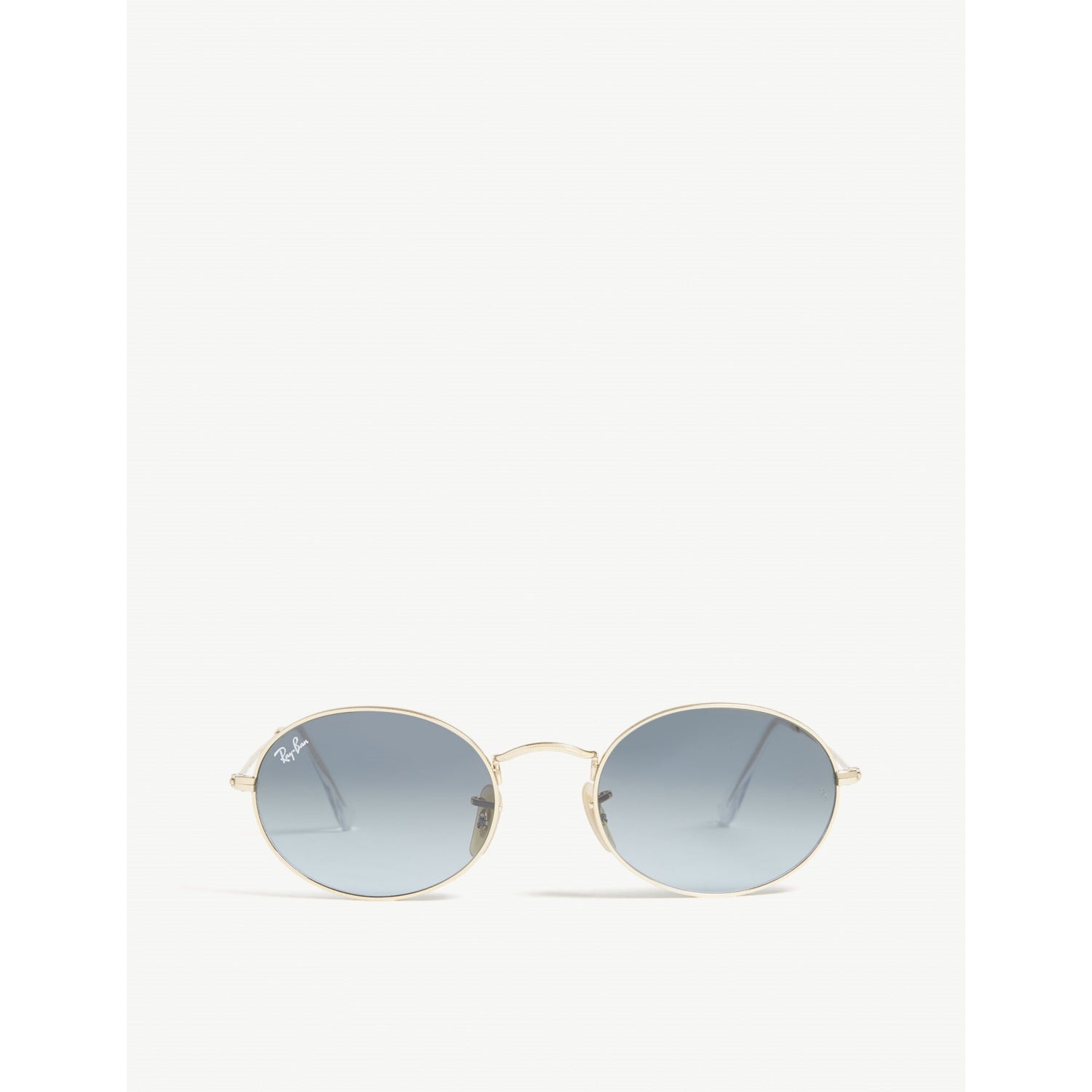 Ray-Ban RB3547 metal oval-frame sunglasses - British product