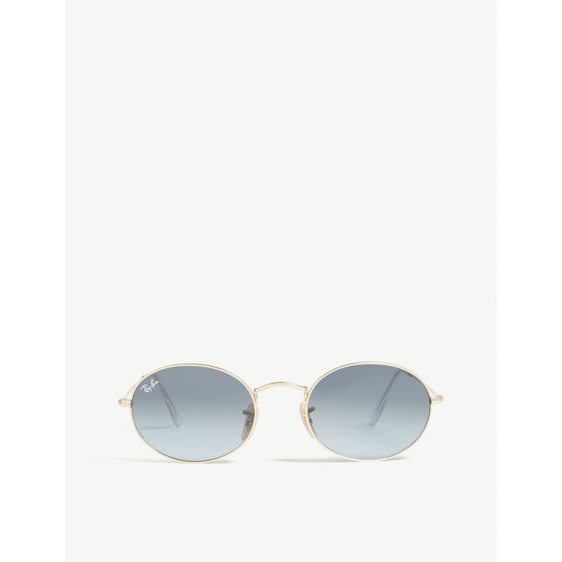 Ray-Ban RB3547 metal oval-frame sunglasses - British product