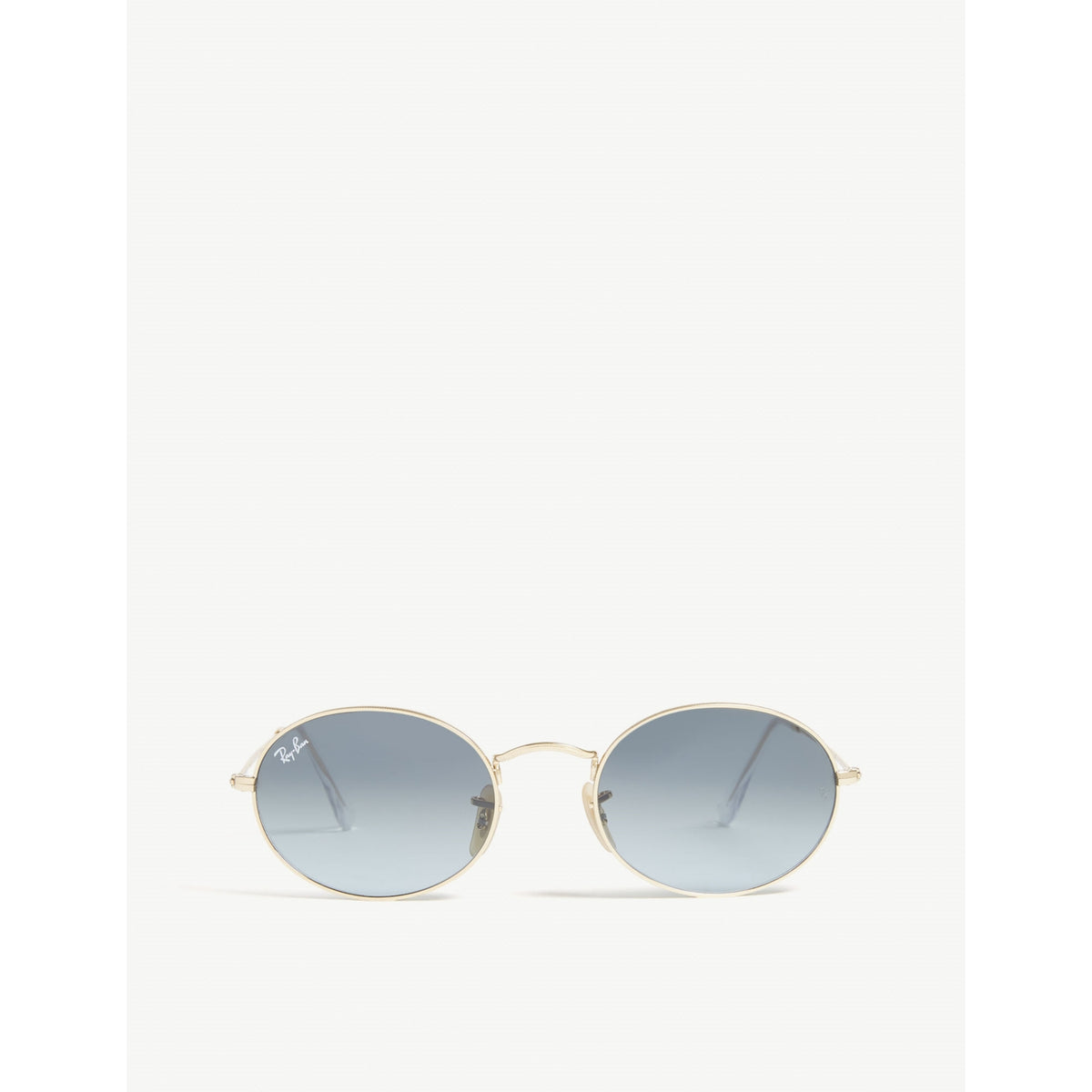 Ray-Ban RB3547 metal oval-frame sunglasses - British product