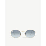 Ray-Ban RB3547 metal oval-frame sunglasses - British product