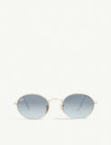 Ray-Ban RB3547 metal oval-frame sunglasses - British product