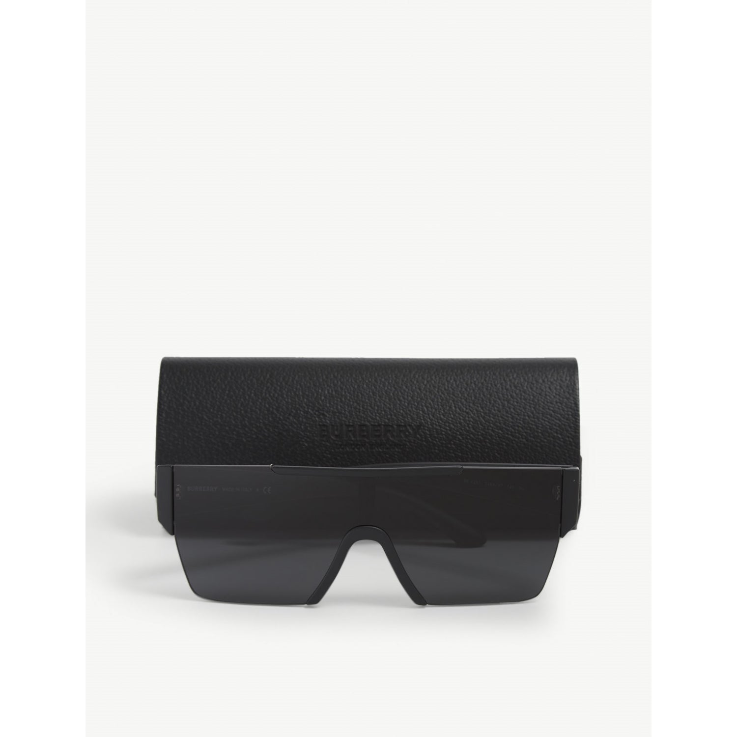 Burberry acetate square-frame sunglasses with dark blue lenses (British brand)