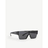 Burberry acetate square-frame sunglasses with dark blue lenses (British brand)