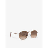 Ray-Ban metal hexagonal sunglasses 51mm - British product