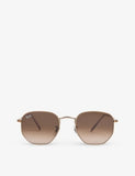 Ray-Ban metal hexagonal sunglasses 51mm - British product