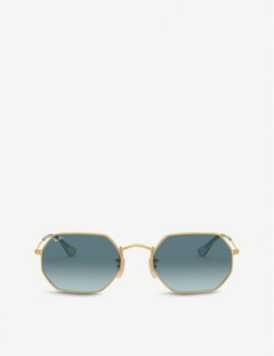 Ray-Ban RB3556 octagonal metal sunglasses 51mm - British product