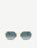Ray-Ban RB3556 octagonal metal sunglasses 51mm - British product