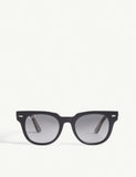 Ray-Ban Meteor transparent square-frame sunglasses RB2168, imported from the UK