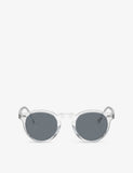 Oliver Peoples Gregory Peck Phantos sunglasses with transparent frame, UK version