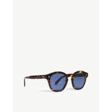 Oliver Peoples square-frame sunglasses in tortoiseshell with UV protection (British brand)