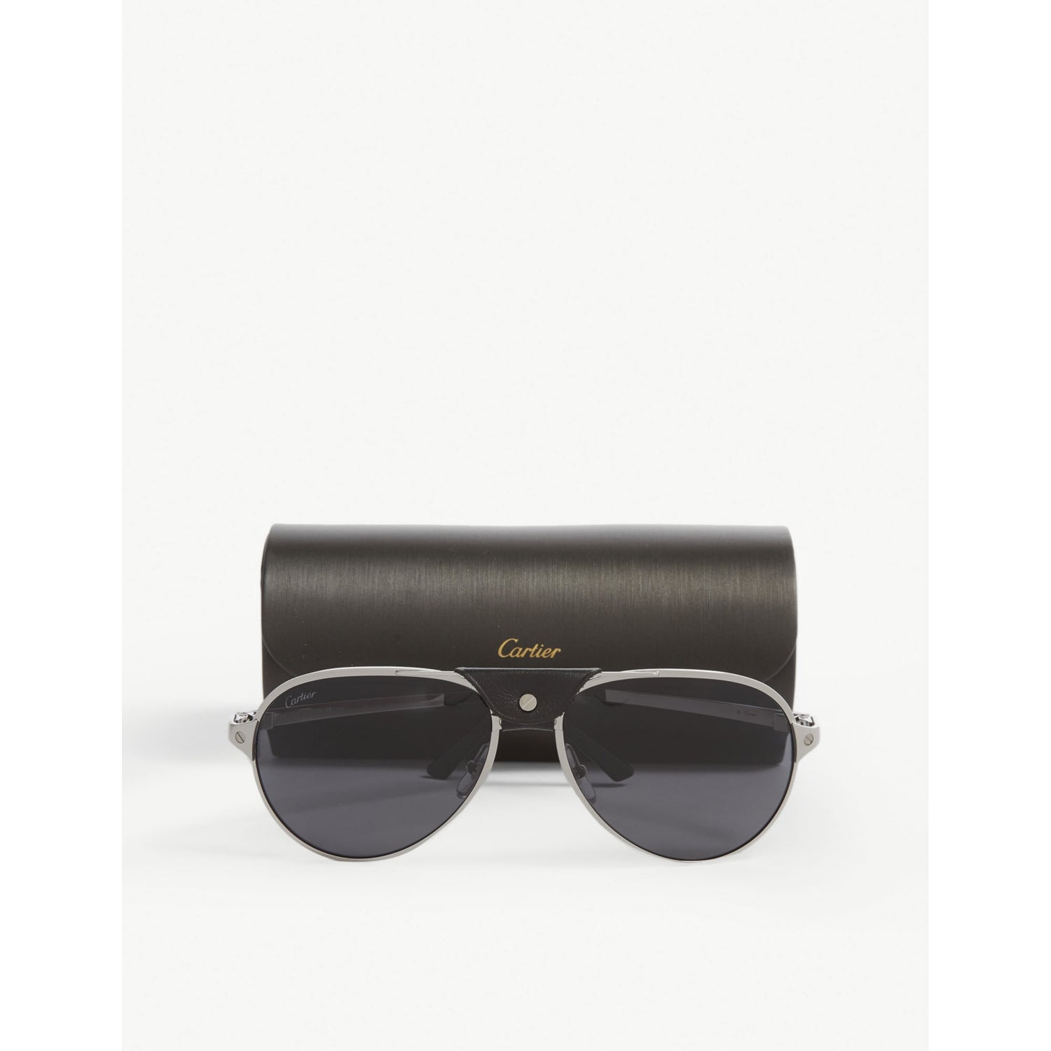 Cartier CT0034S pilot-frame sunglasses 15cm, imported from the UK