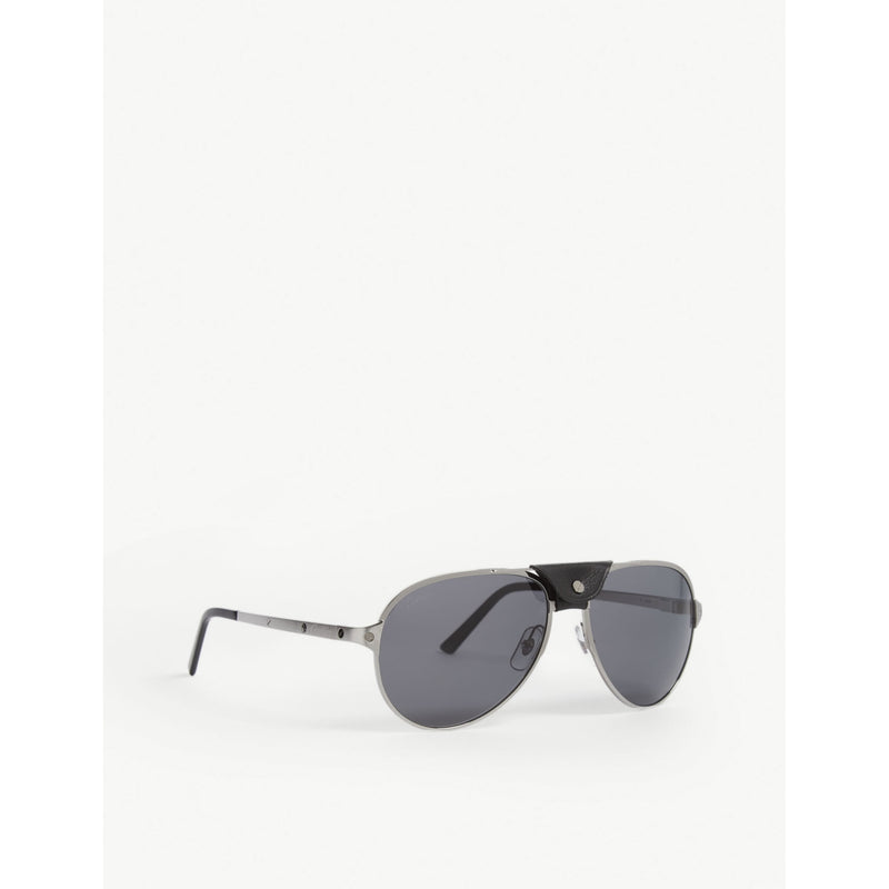 Cartier CT0034S pilot-frame sunglasses 15cm, imported from the UK