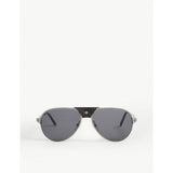 Cartier CT0034S pilot-frame sunglasses 15cm, imported from the UK