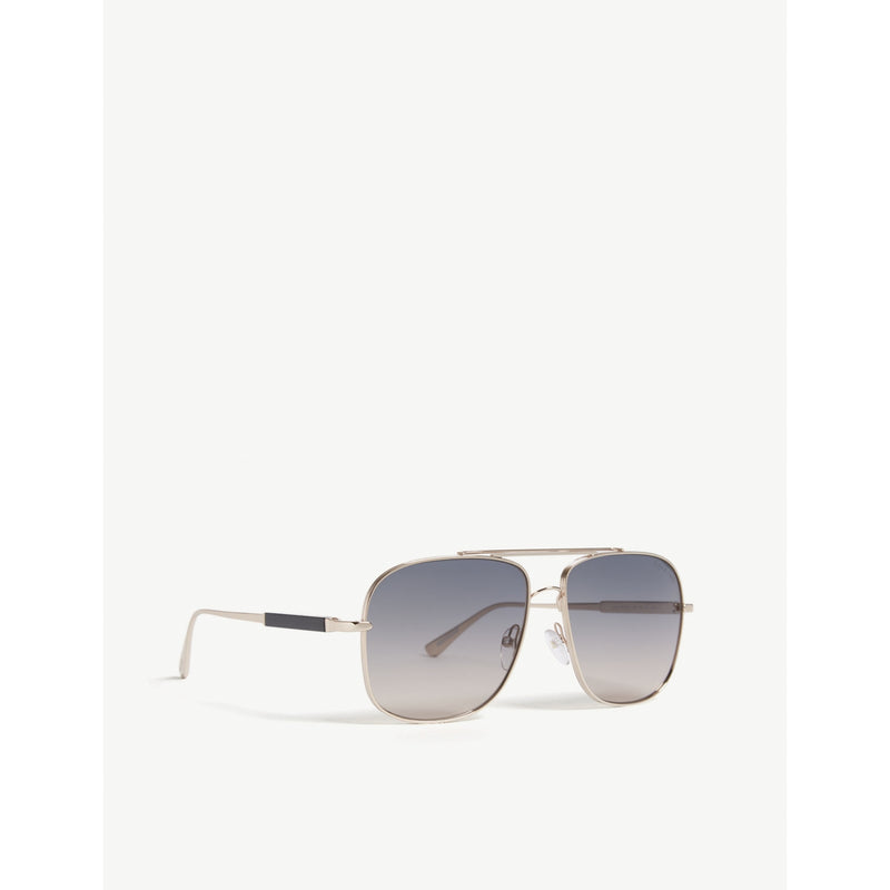 Tom Ford pilot sunglasses with gold frame and gradient lenses (British brand)