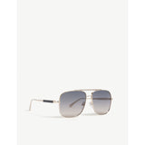 Tom Ford pilot sunglasses with gold frame and gradient lenses (British brand)