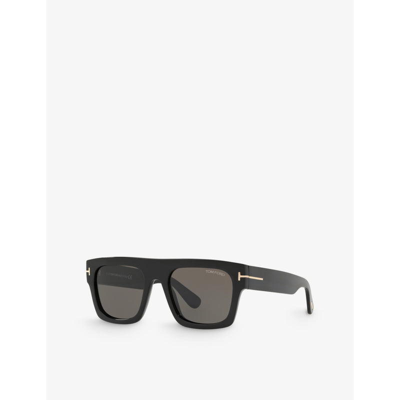 Tom Ford FT0711 Fausto square-frame acetate sunglasses, imported from the UK