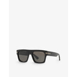 Tom Ford FT0711 Fausto square-frame acetate sunglasses, imported from the UK