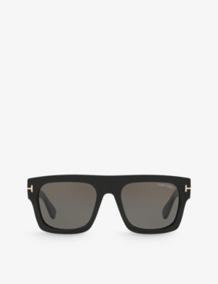 Tom Ford FT0711 Fausto square-frame acetate sunglasses, imported from the UK