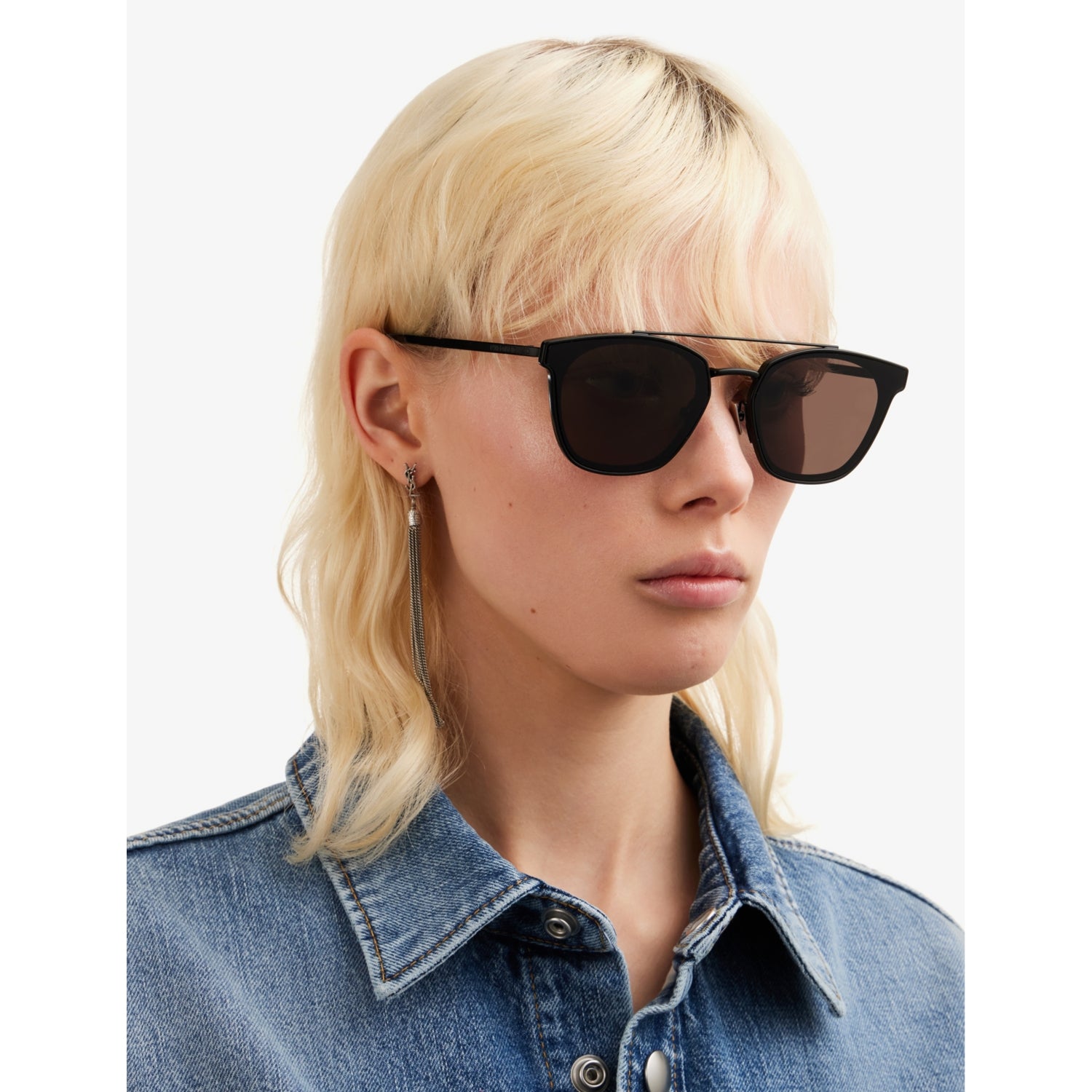 Saint Laurent cat-eye sunglasses, tinted lenses, UK version
