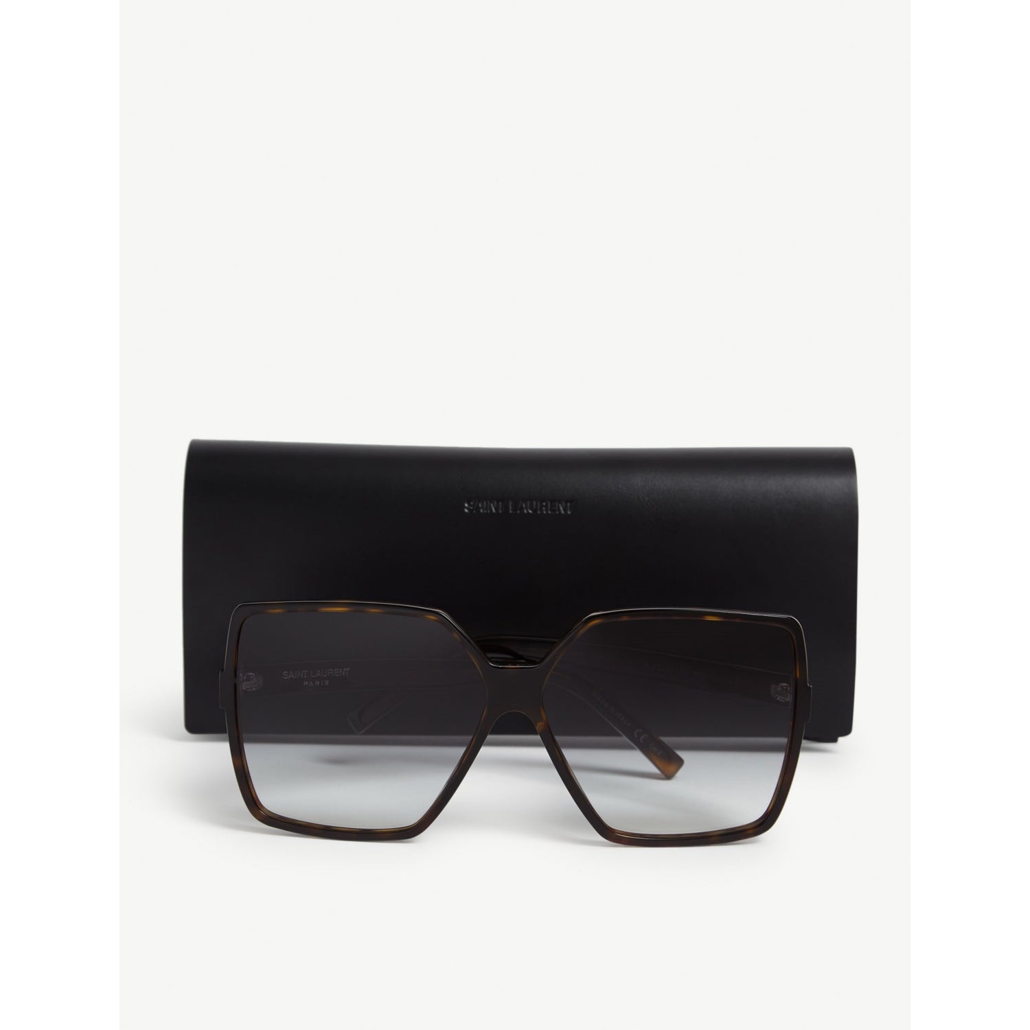 Saint Laurent Betty Havana square-frame sunglasses (British brand)