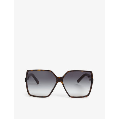 selfridges Saint Laurent Betty Havana Square-Frame Sunglasses- Buy online at McGrocer