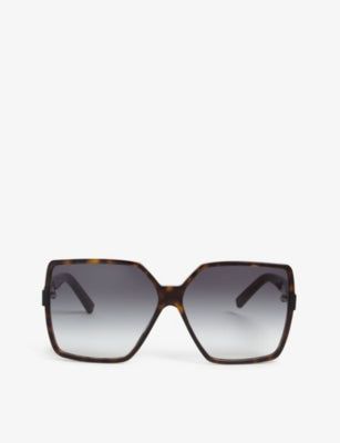 Saint Laurent Betty Havana square-frame sunglasses (British brand)