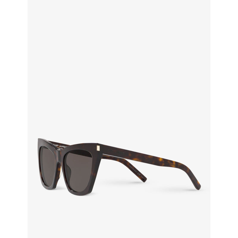 Saint Laurent cat-eye acetate sunglasses 5.5cm lens width, imported from the UK