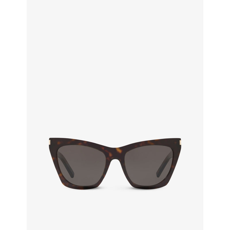 Saint Laurent cat-eye acetate sunglasses 5.5cm lens width, imported from the UK