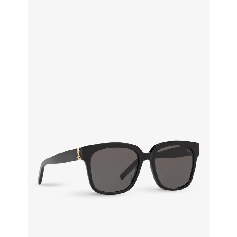 Saint Laurent SL M40 acetate rectangle sunglasses, imported from the UK
