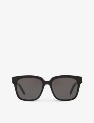 Saint Laurent SL M40 acetate rectangle sunglasses, imported from the UK