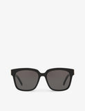 Saint Laurent SL M40 acetate rectangle sunglasses, imported from the UK