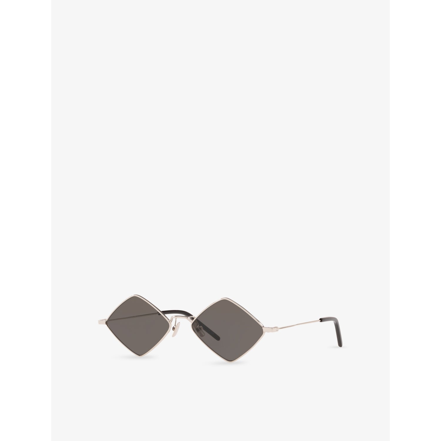 Saint Laurent sunglasses diamond-frame metal with tinted lenses, UK version