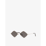 Saint Laurent sunglasses diamond-frame metal with tinted lenses, UK version