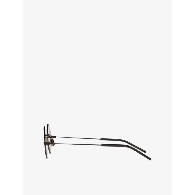 Saint Laurent Lisa diamond-frame metal sunglasses, UK version