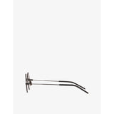 Saint Laurent Lisa diamond-frame metal sunglasses, UK version