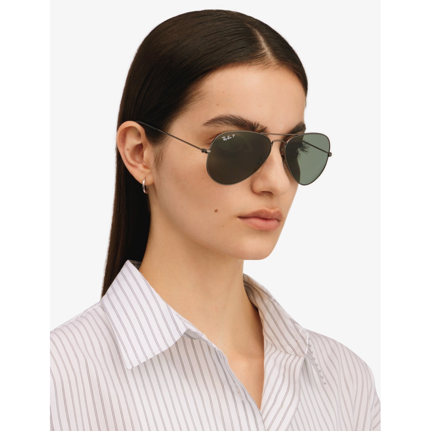 Ray-Ban aviator sunglasses gunmetal RB3025 58 (British brand)