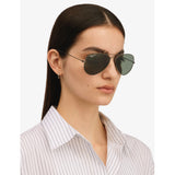 Ray-Ban aviator sunglasses gunmetal RB3025 58 (British brand)