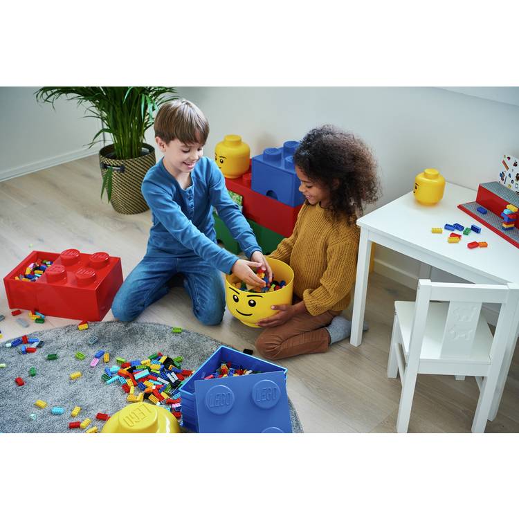 LEGO red brick drawer with four knobs, UK version