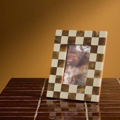 Argos Habitat Chequered Resin Picture Frame - 4x6"- Buy online at McGrocer