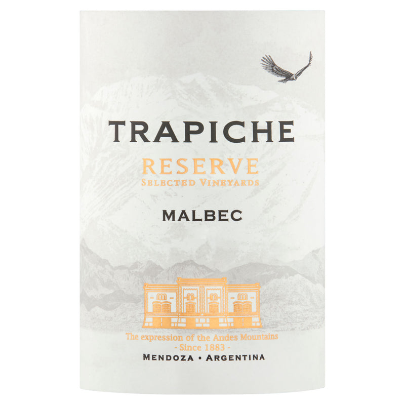 Trapiche Reserve Malbec wine 75cl (British brand)