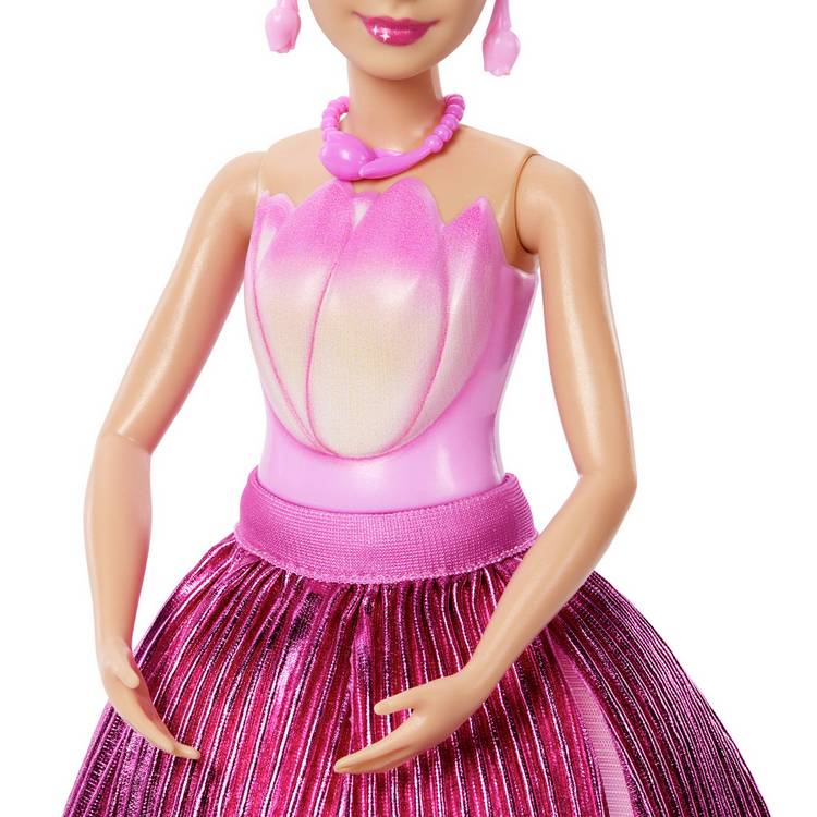 Barbie Petal Pop scented fashion doll 33cm accessories - British product
