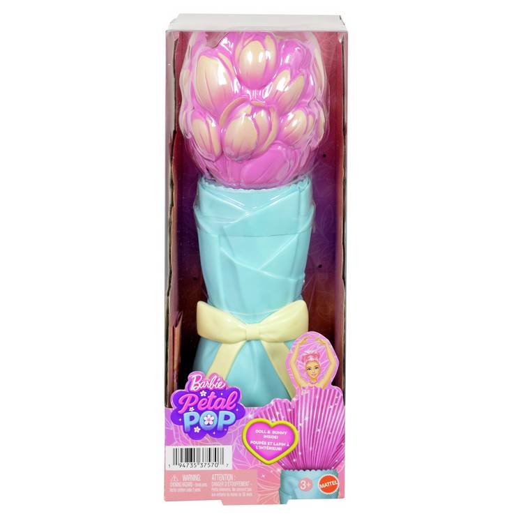 Barbie Petal Pop scented fashion doll 33cm accessories - British product