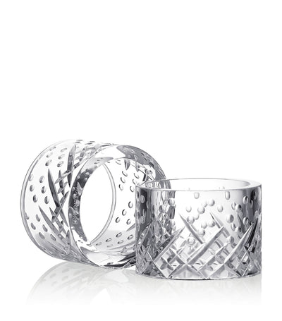 Waterford Crystal Celebrations Napkin Rings Tableware Set of 2